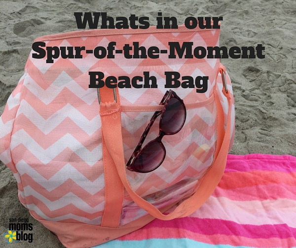 What’s in our Spur-of-the-Moment Beach Bag {Guest Post}
