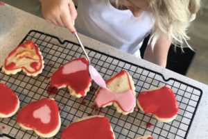 Baking Memories decorating cookies